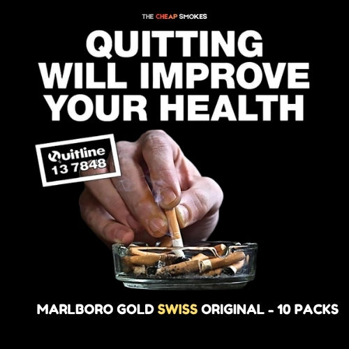 Marlboro Gold Swiss Original Cigarettes 10 Packs The Cheap Smokes