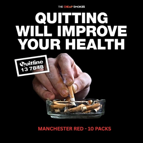 Manchester Red Cigarettes 10 Packs The Cheap Smokes